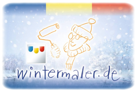 Wintermaler ist eine Öffentlichkeitsaktion der Maler-Fachverbände. Endkunden können so für Aufträge bei Innungsmalern im Winter einen Wertgutschein über 500 € gewinnen.